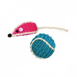 Souris et balle pour chat