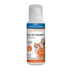 Huile de saumon pour chiens...