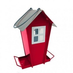 Mangeoire cabane rouge