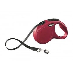 Laisse corde rouge 5 m