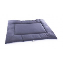 Tapis en ouatine bleu...