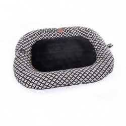 Coussin diamant donut noir...