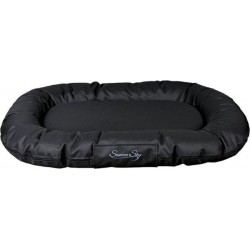 Coussin samoa noir 80x60 cm