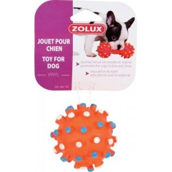 Jouet balle picot vinyl 7 cm