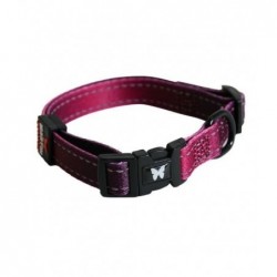 Collier reflex bordeau 45 cm