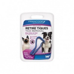 Retire tiques 2 crochets