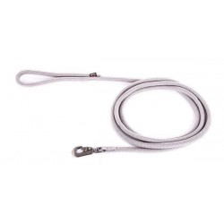Laisse ronde en nylon gris 2 m