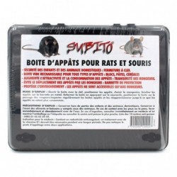Boîte d'appâts pour rats