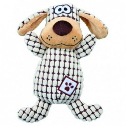 Chien peluche en tissu