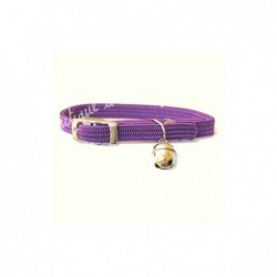 Collier en nylon mauve 30 cm
