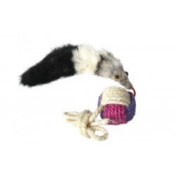 Jouet balle en sisal lapin...